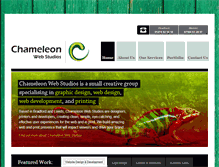 Tablet Screenshot of chameleonwebstudios.co.uk